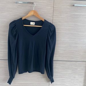 Cute black cotton blouse. Gently used.
